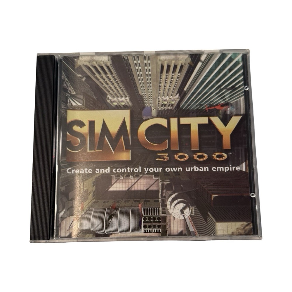 SimCity 3000 Unlimited PC Game Maxis Electronic Arts Windows CD-ROM Jewel Case
